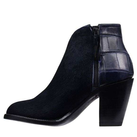 Lucchese Real Alligator / Calfhair Ankle Bootie - NIB - Picture 3 of 4